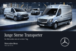 Junge Sterne Transporter - Mercedes-Benz