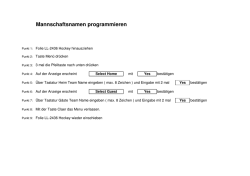 Kurzbedienungsanleitung Matchuhr KEK