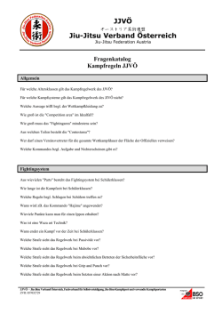 Prüfungsfragenkatalog Kampfrichter