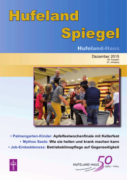 Hufeland Spiegel - Hufeland-Haus