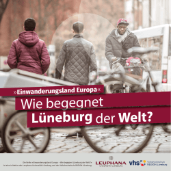 Einwanderungsland Europa «