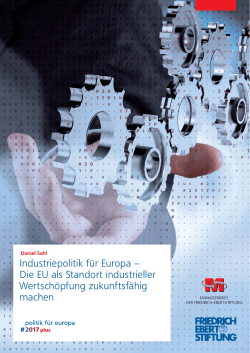 Industriepolitik f&uuml;r Europa - Bibliothek der Friedrich-Ebert