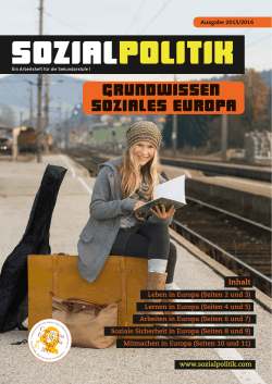 Arbeitsheft: Grundwissen Soziales Europa