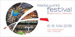 Weite wirkt - Eine Welt Zentrum Herne