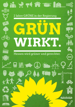 GR&Uuml;N wirkt - Gr&uuml;ne Hessen