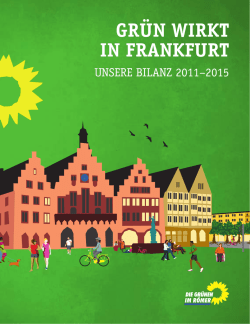 gr&uuml;n wirkt in frankfurt