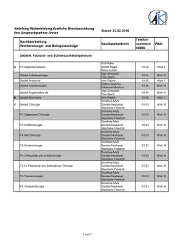 2016-02-22_Ansprechpartner Gebiet FA_Bezeichnungen