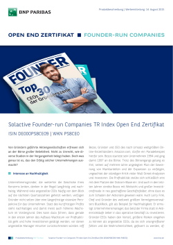 Solactive Founder-run Companies TR Index Open