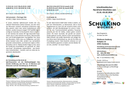 SchulKinoWochen Nordrhein-Westfalen vom 21.01