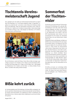 Mitteilungsblatt August 2015