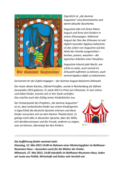 Eigentlich ist &bdquo;die dumme Augustine&ldquo; eine feministische und damit