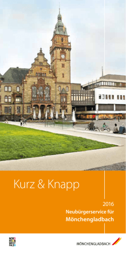 Kurz & Knapp - Marketing Gesellschaft Mönchengladbach mbH