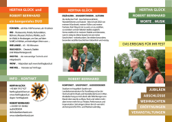 Feste Flyer - Hertha Gl&uuml;ck