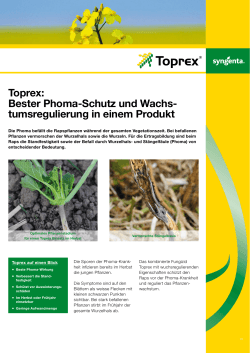 Toprex: Bester Phoma-Schutz und Wachs