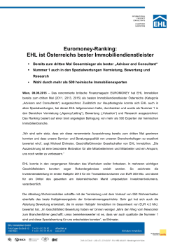 Euromoney-Ranking: EHL ist Österreichs bester