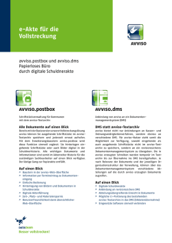 e-Akte f&uuml;r die Vollstreckung - DATA
