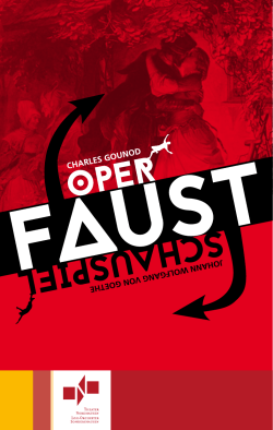 Programmheft - Faust
