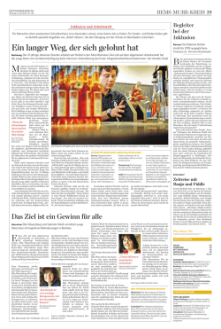 Ein langer Weg, der sich gelohnt hat
