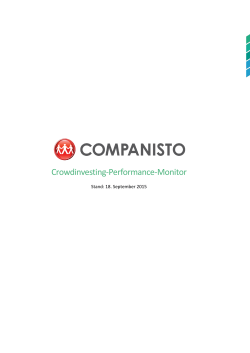 Crowdinvesting-Performance-Monitor