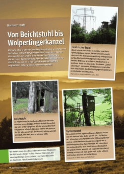 Hochsitz-Taufe