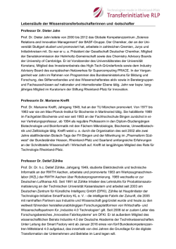 Lebensl&auml;ufe der Wissenstransferbotschafterinnen und