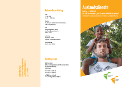 Infotag Auslandsdienste