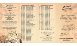 Restaurant Aktion 2016