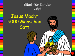 Jesus Feeds 5000 People German
