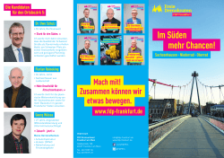 mehr Chancen! Im Süden - FDP Frankfurt am Main