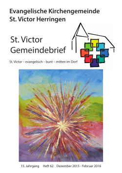 St. Victor Gemeindebrief