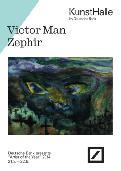 Victor Man Zephir - Deutsche Bank KunstHalle