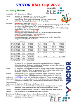 VICTOR Kids Cup - BSV Gelsenkirchen