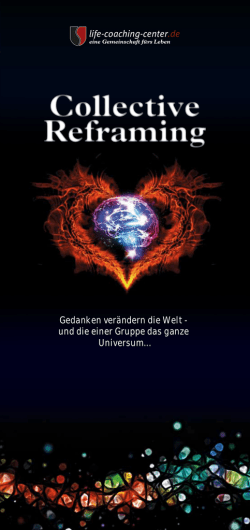 Gedanken verändern die Welt - und die einer Gruppe das ganze