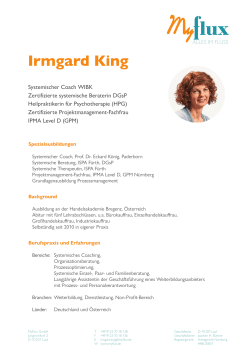 Irmgard King - MyFlux GmbH