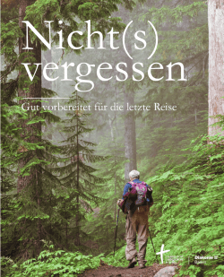 Gut vorbereitet f&uuml;r die letzte Reise
