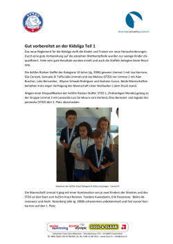 Gut vorbereitet an der Kidsliga Teil 1