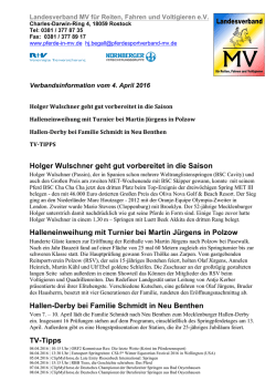 Holger Wulschner geht gut vorbereitet in die Saison