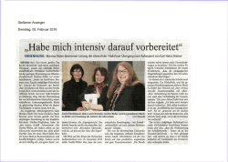 „Habe mich intensiv darauf vorbereitet"