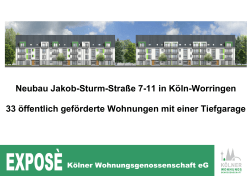Neubau Jakob-Sturm-Straße 7-11 in Köln
