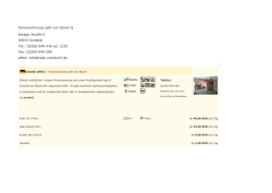 Ferienwohnung Cafe von Sturm 1 Essiger Stra&szlig;e 9 53913 Swisttal