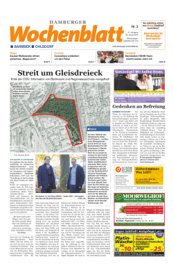Streit um Gleisdreieck - Hamburger Wochenblatt