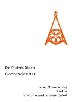 Liedblatt 2015 - Kirche in Westerrönfeld
