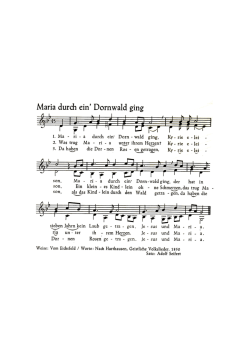 RG 368 Maria durch ein Dornwald ging