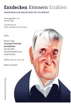 Entdecken Erinnern Erzählen