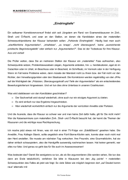 Eindringtiefe - Kaiserseminare
