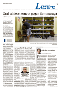 Graf schiesst erneut gegen Sommaruga