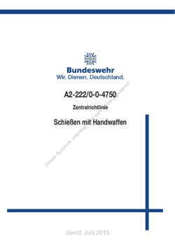 Schießen mit Handwaffen - Reservisten der Bundeswehr