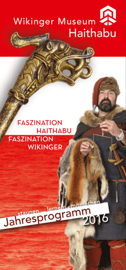 Jahresprogramm 2016