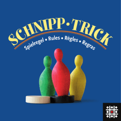 schnipp • trick - Steffen Spiele