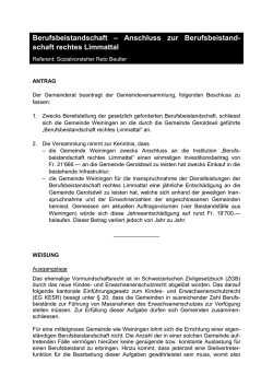 GV-Weisung Polit. Titelblatt